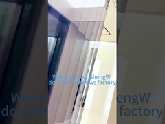 Porte coulissante avec verre