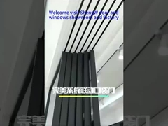 6 piste 6 volets coulissants en verre