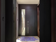 Porte pivotante avant en aluminium