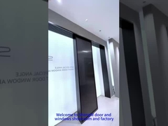 5 portes coulissantes en verre à volets