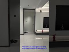 Cadre fixe de porte en aluminium