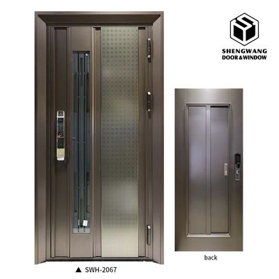 Golden Home Porte d'entrée en aluminium Chambre à coucher Porte d'entrée en aluminium