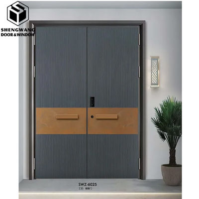 Porte de jardin en cuivre de couleur personnalisée salle de bain résidentielle porte d'entrée esthétique