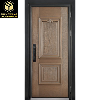Couleur de bois personnalisée Toutes les portes de chambre en aluminium pour chambre d'enfant