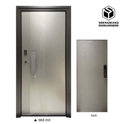 Porte intérieure en aluminium ignifuge épaisseur de 45 mm Taille personnalisée Porte isolante thermique