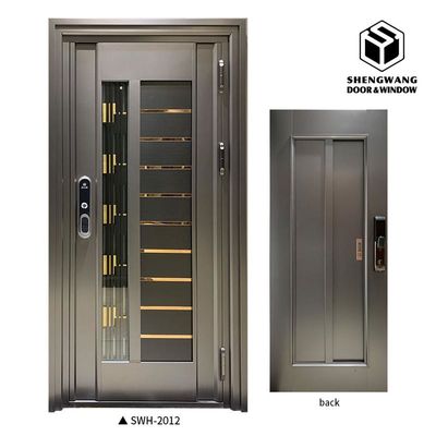 OEM ODM Porte de chambre en aluminium Protection contre l'incendie Porte en acier