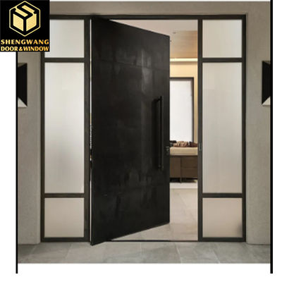 Portes extérieures en aluminium massif pour l'entrée principale
