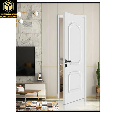 Villa dorée avec porte de chambre en aluminium insonorisée pour couleur personnalisée