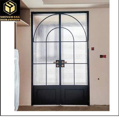 Fenêtre coulissante en verre double Villa Fenêtre en verre esthétique pour le style classique de la maison
