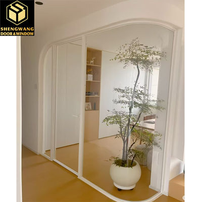 Salle de séjour Chambre d'aluminium Porte à charnière en verre Porte à charnière en aluminium 35 - 45 mm