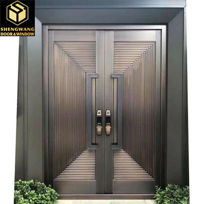 Hôtel Villa Porte en verre pliable en aluminium Appartement Porte en verre bipliée en aluminium