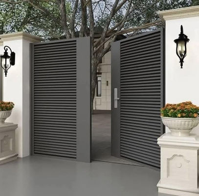 Swing gauche en acier inoxydable pour la porte métallique de sortie brun avec porte d'incendie swinging