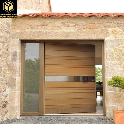 ODM Swing Aluminium Porte de jardin pour piétons Imitation de cuivre Finition de surface Porte métallique extérieure