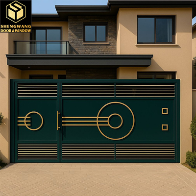 Couleur personnalisée avec toute l'aluminium porte d'entrée isolation acoustique pour hôtel et villa