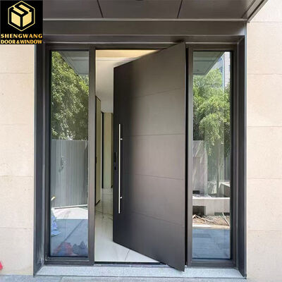 ODM Swing Aluminium Porte de jardin pour piétons Imitation de cuivre Finition de surface Porte métallique extérieure